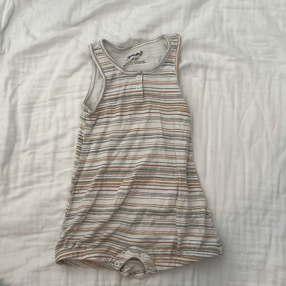 Goumi Stripped Romper